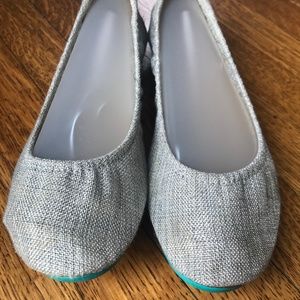 Tieks Ballet Flats Silver Lake with Box & Flower